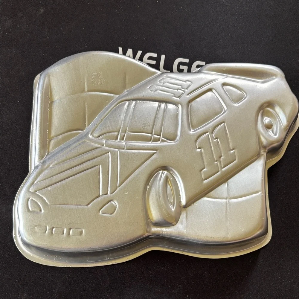 Wilton Metal Race Car Cake Pan - Silver Finish